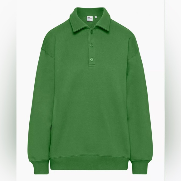 Aritzia Boyfriend Polo Sweatshirt - Picture 1 of 2